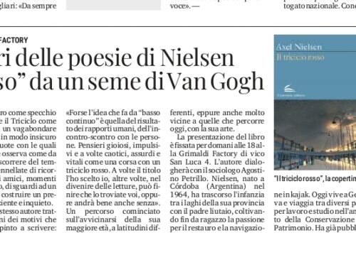 Articolo Il Secolo XIX del 19.03.2025
